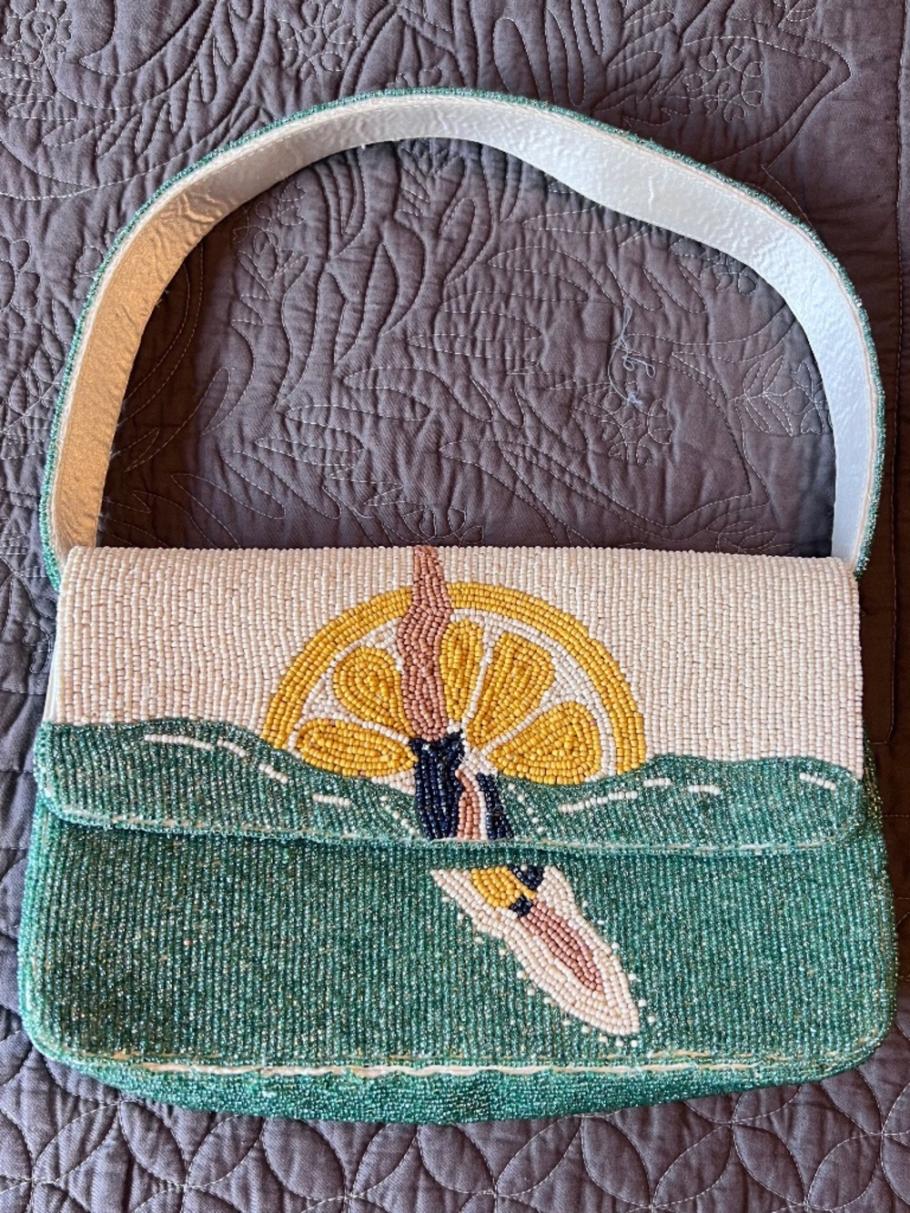Marshalls Beaded Bag Swimmer